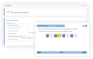 Talent Strengths candidate assessment questions example