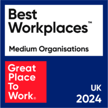 Best Workplaces 2024 for medium organisations logo