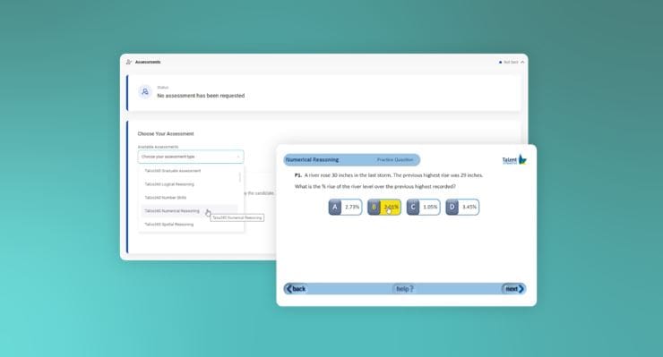 Candidate assessments Talos ATS Feature