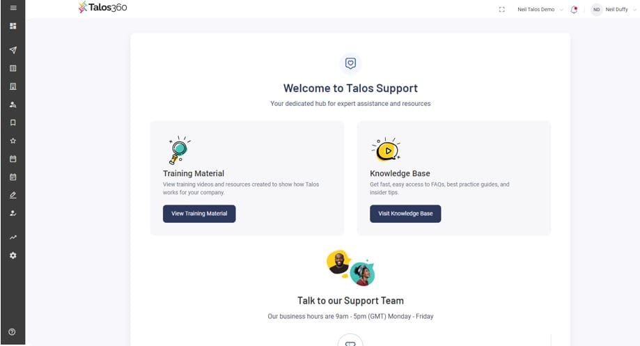 Resources Portal Talos ATS Features