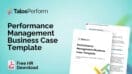 Performance Management Business Case Template