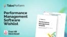 A checklist to performance management software