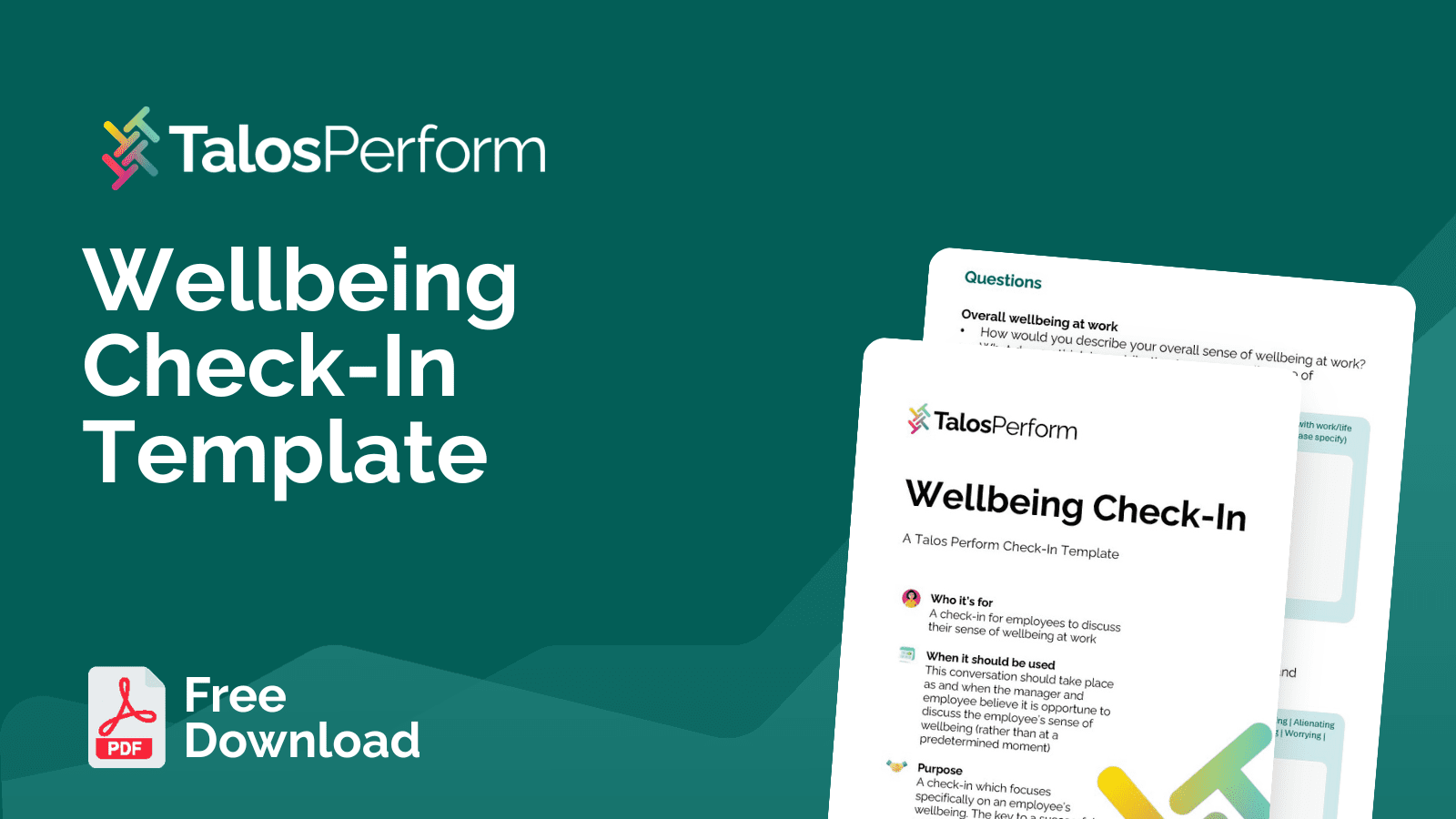Wellbeing check-in template