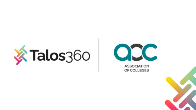 Talos360 partners with AOC - Talos360 partners with the Association of Colleges to support smarter hiring across further education